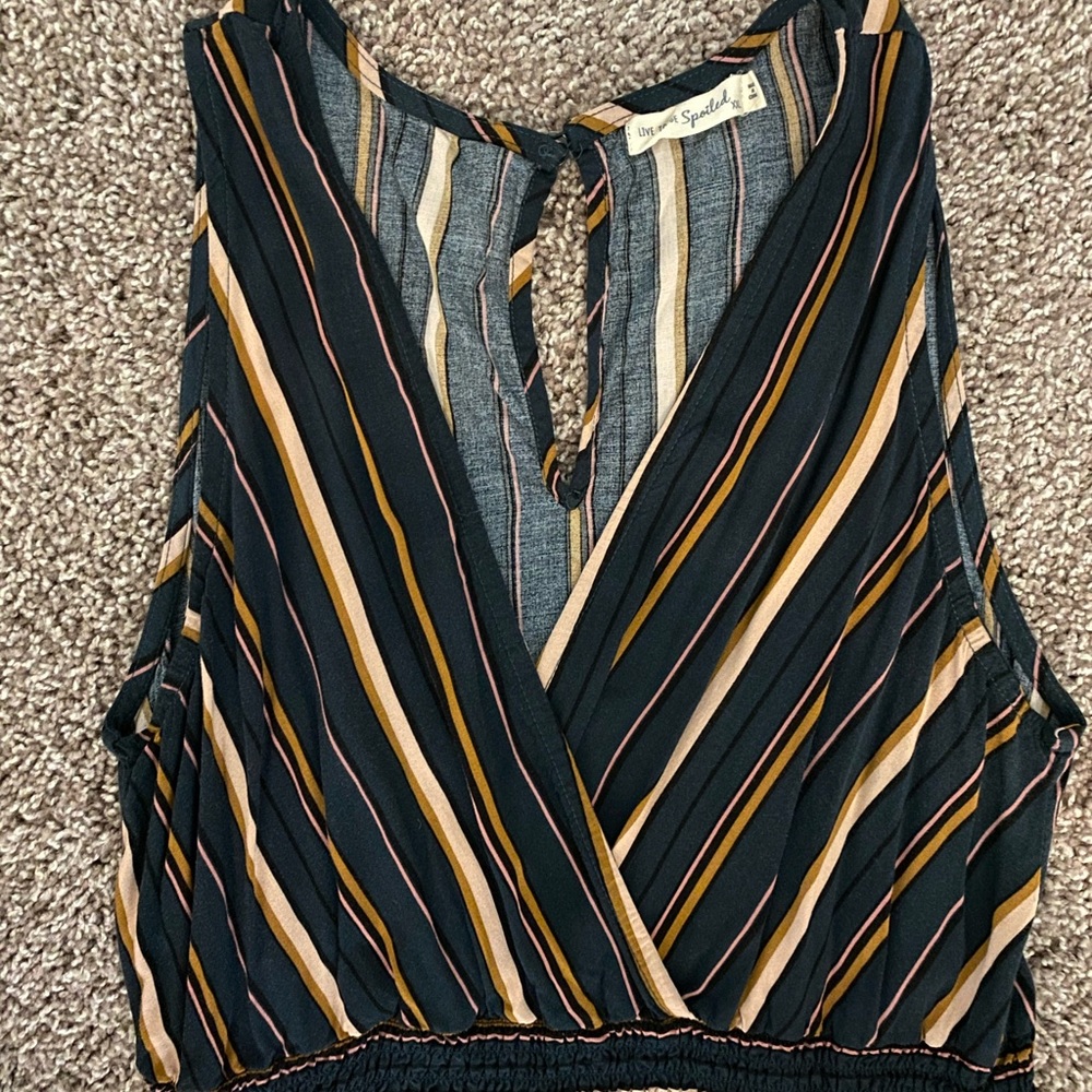 Stripped Jumpsuit